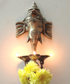 Brass diya, Ganesh Wall hanging, Diya oil lamp