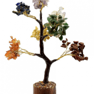7 Chakra crystal Stone Tree for Good Luck