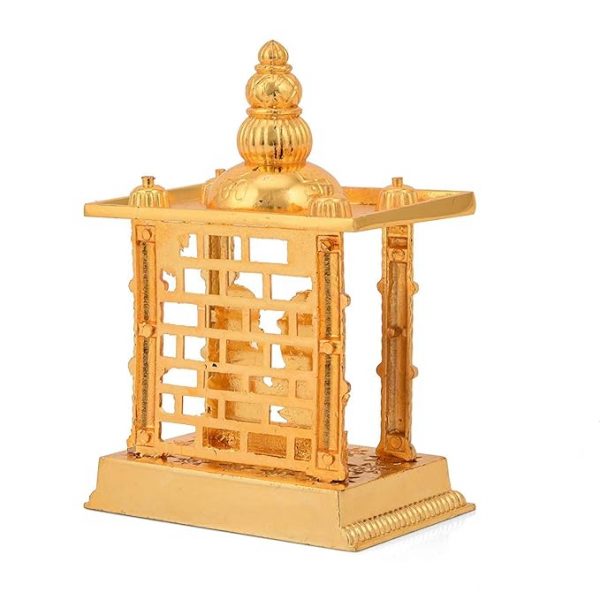 Gold Plated Laxmi Ganesha Temple back