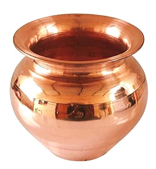 Handmade Copper Kalash Lota for Festival Puja,Copper Pooja Kalash Copper Lota for Relegious Activities