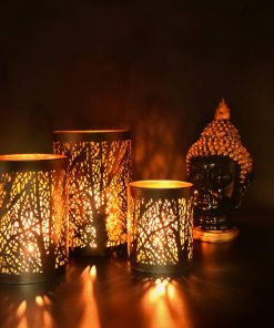 Metal Tea Light Candle Holders for Home Decor