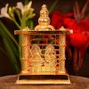 Gold Plated Laxmi Ganesha Temple