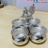 Four Sindoor Cup German Silver
