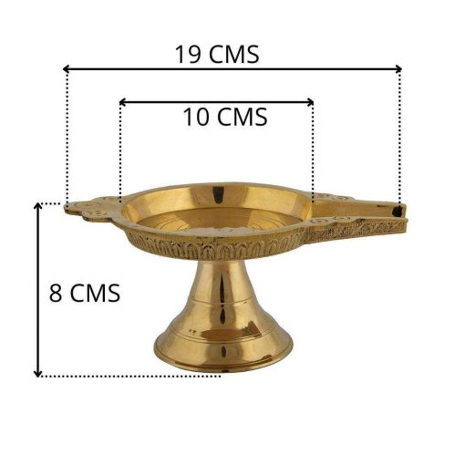 Brass Abhishek Plate Stand for Pooja - Image 4