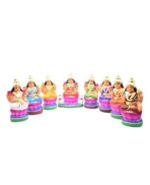 ashtalakshmi set, ashtalakshmi idol set, ashtalakshmi set golu order, golu dolls online, golu bommai, kolu bommai, dasara dolls