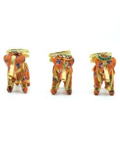 Beautiful Elephant Tealight Holders (Orange)