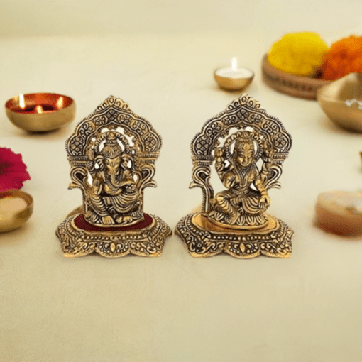 Beautiful-Handcrafted-Goddess-Lakshmi-Ganesh-Idol