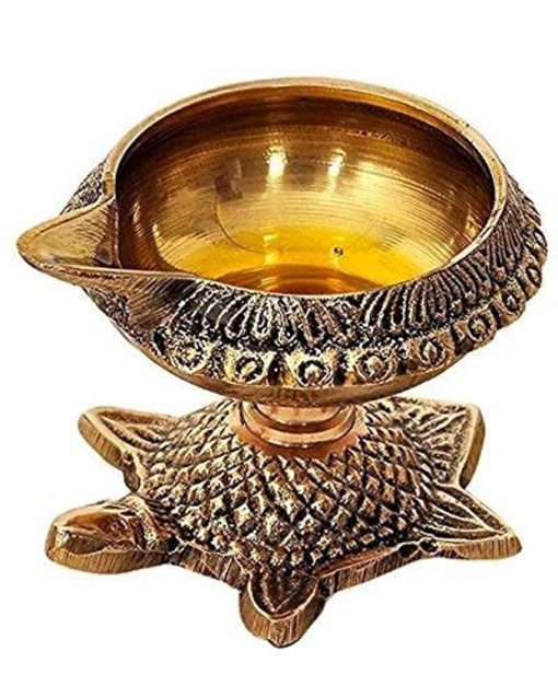 Brass Kubera Akhand Diya Oil Lamp