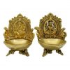 Brass Lakshmi Ganesh Table Diya