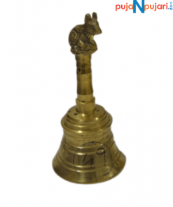 Brass Nandi Hand Held Bell 3.5 Inches