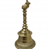 Brass Nandi Hand Held Bell 7 Inches