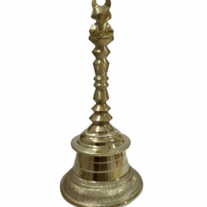 Brass Nandi Hand Held Bell 9 Inches