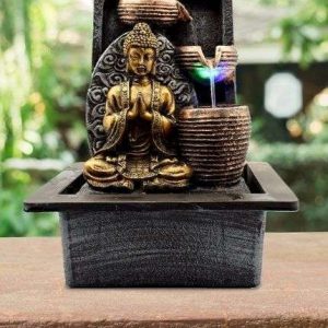 Buddha Statue 3 Steps Indoor Water Fountain