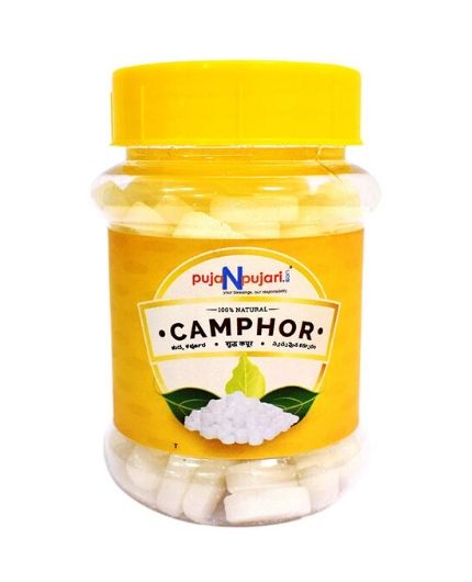 Organic Camphor Karpuram Tablets 50 gms- Puja N Pujari