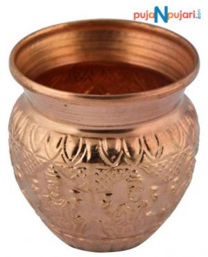 Copper Ashtalakshmi Chombu or Kalash