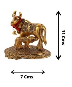 Cow & Calf Brass Idol/ Gomatha