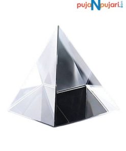 Crystal Glass Pyramid for Good Luck