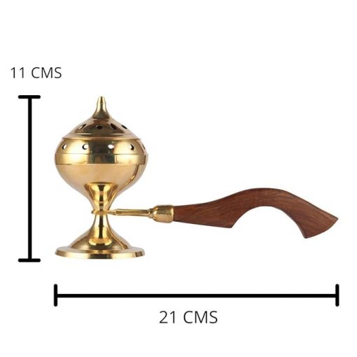 Dalvkot Brass Sambrani Stand size