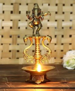 Brass Ganesh Diya