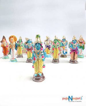 Dashavatara of Lord Vishnu Dasara Golu Dolls Set