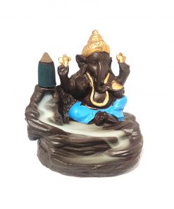 Decorative SkyBlue Ganesha Smoke Fountain