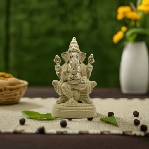 Eco-Friendly-Ganesh-Murti-in-White--9-Inch