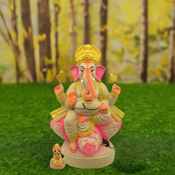 Eco-Friendly-Ganesh-Murti-with-Gowri-Maa