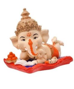 Ganesha-Reading-Book-with-Mushak