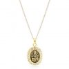 Golden Plated Diamond Ganesh Pendant