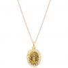 Golden Plated Diamond Shiva Pendant