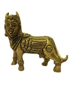 Kamadhenu Cow Brass Idol