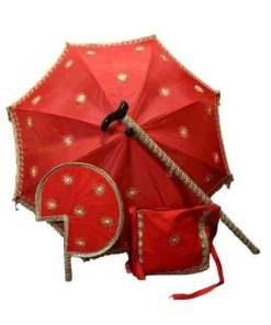 Kasi Yatra Umbrella Set For Marriage - Puja N Pujari