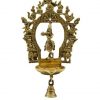 Krishna Wall Hanging Diya with Bell