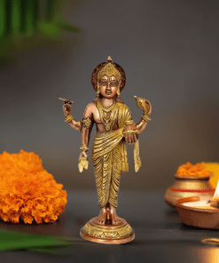 Lord-Dhanvantari-Brass-Idols,-Dhanvantari-Idol