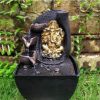 Lord Ganesha Water Fountain with 3 Steps