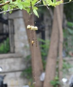 Metallic Eiffel Towers Wind Chime