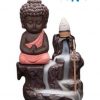 Monk Buddha Backflow Cone Incense Holder