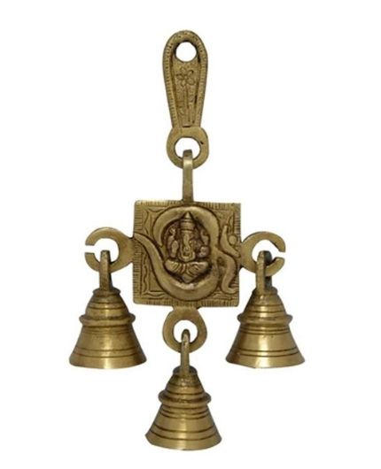 Om Ganesh Hanging Three Bells