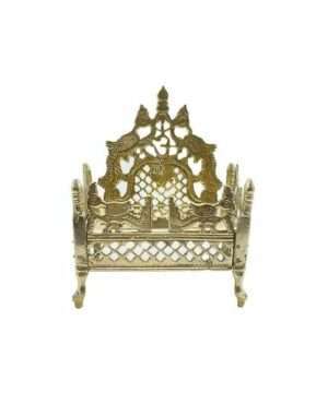 Pure Heavy Brass Singhasan for Placing God Idols 1