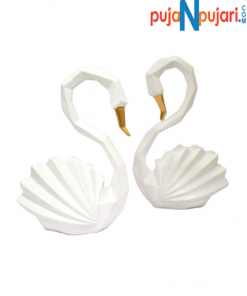 Swan Duck Pair Showpiece