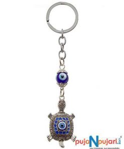 Tortoise Evil Eye Key Chain