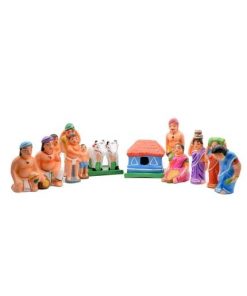 Village Farmer Kolu Bommai Set for Navaratri