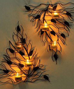 Wall Sconces 6 Glass Cup Candle Holders