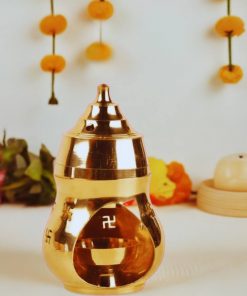 Brass Camphor Lamp Aroma Incense Burner