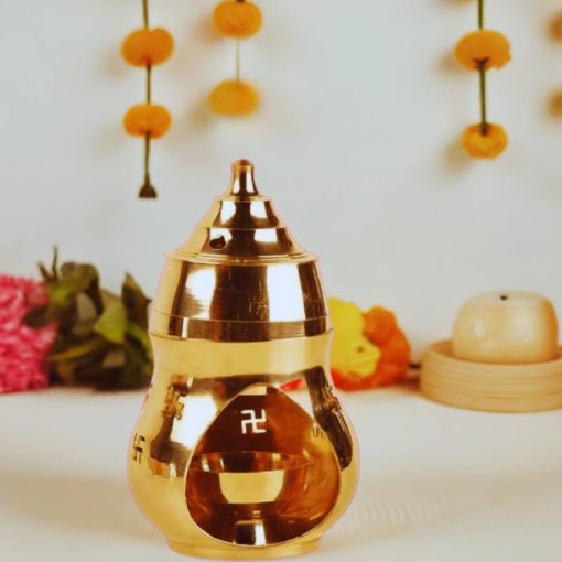 Brass Camphor Lamp Aroma Incense Burner