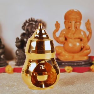 Brass Camphor Lamp Aroma Incense Burner