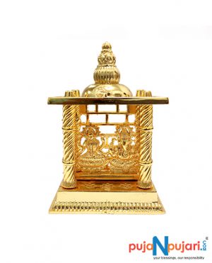 Laxmi Ganesh brass Murti temple
