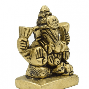 Brass Lord Ganesha Idol for Good Luck -Puja N Pujari