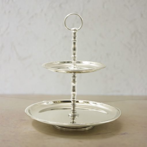 Cake Stand/Serving Platter for Home and Bakery(2T Stainless Cake Stand)