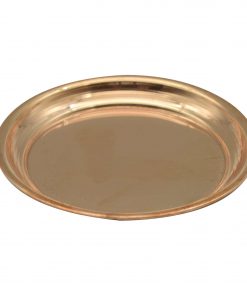 Copper Pooja Archana Thali Plate